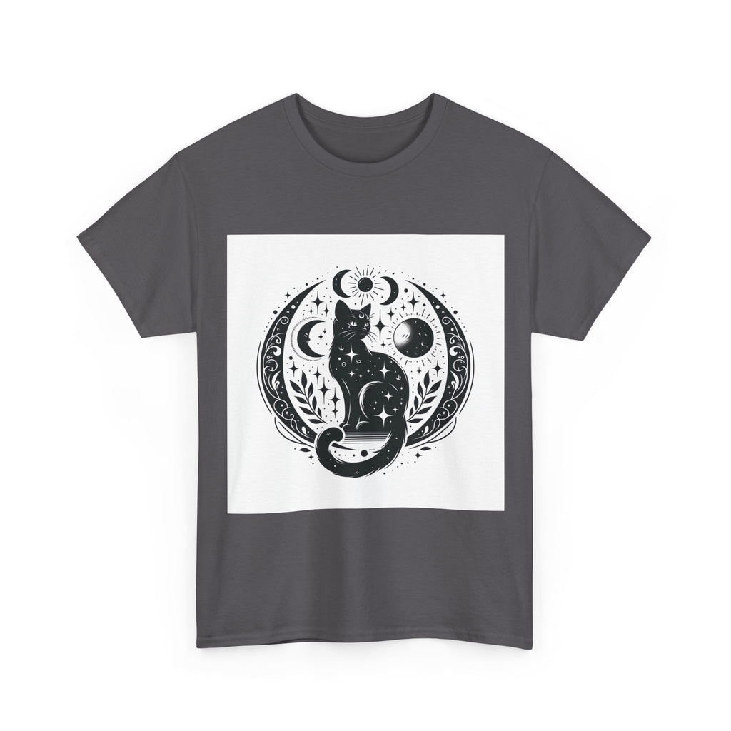 Mystic Moon Cat  — Celestial Black Cat Graphic Tee