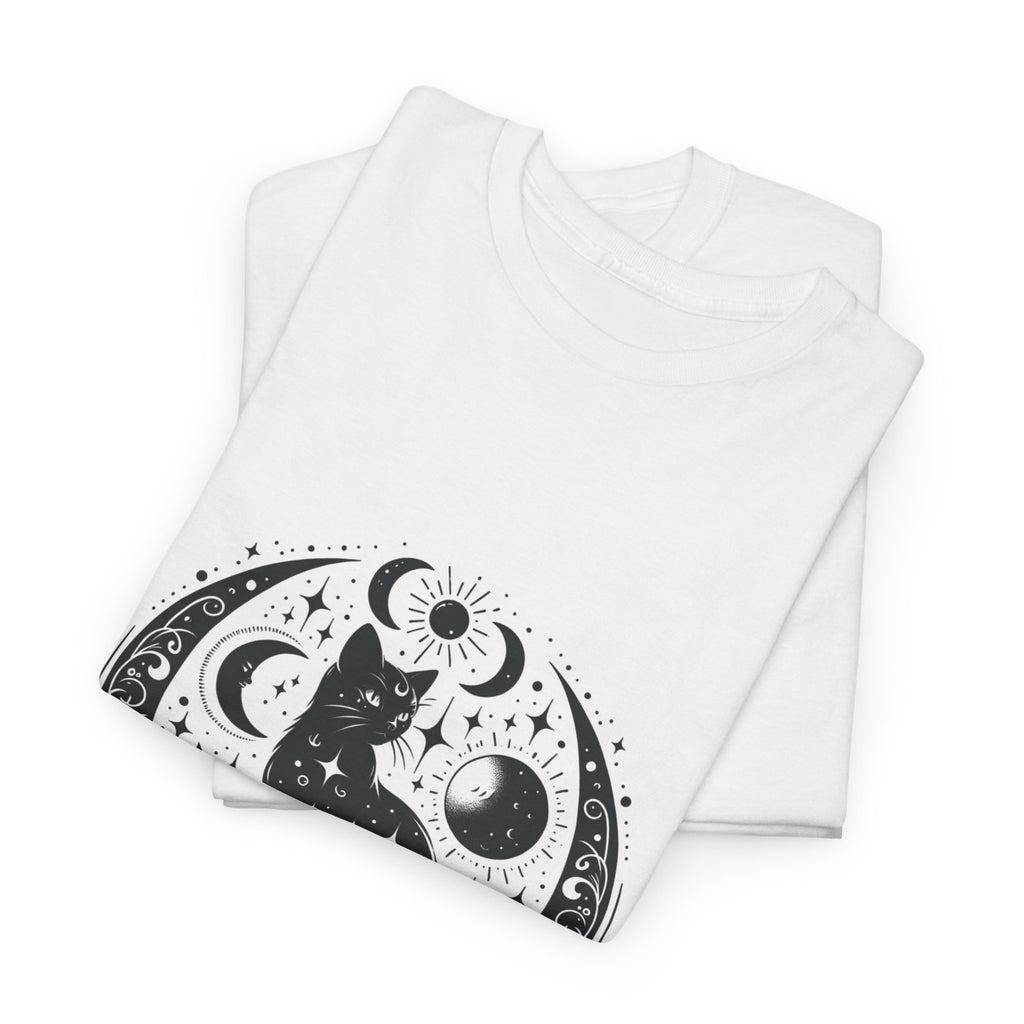 Mystic Moon Cat T-Shirt – unisex t-shirt by PrintMyDream