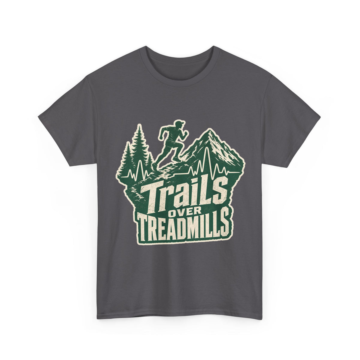 Trail Runner Heartbeat T-Shirt - Adventure Fitness