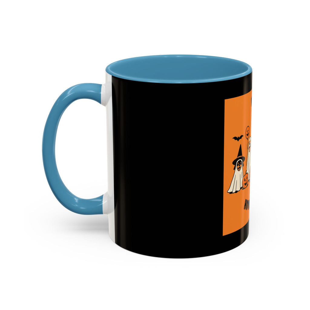 Halloween Ghosts Coffee Mug, Spooky Mug, Autumn Drinkware, Trick or Treat Gift, Holiday Coffee Cup