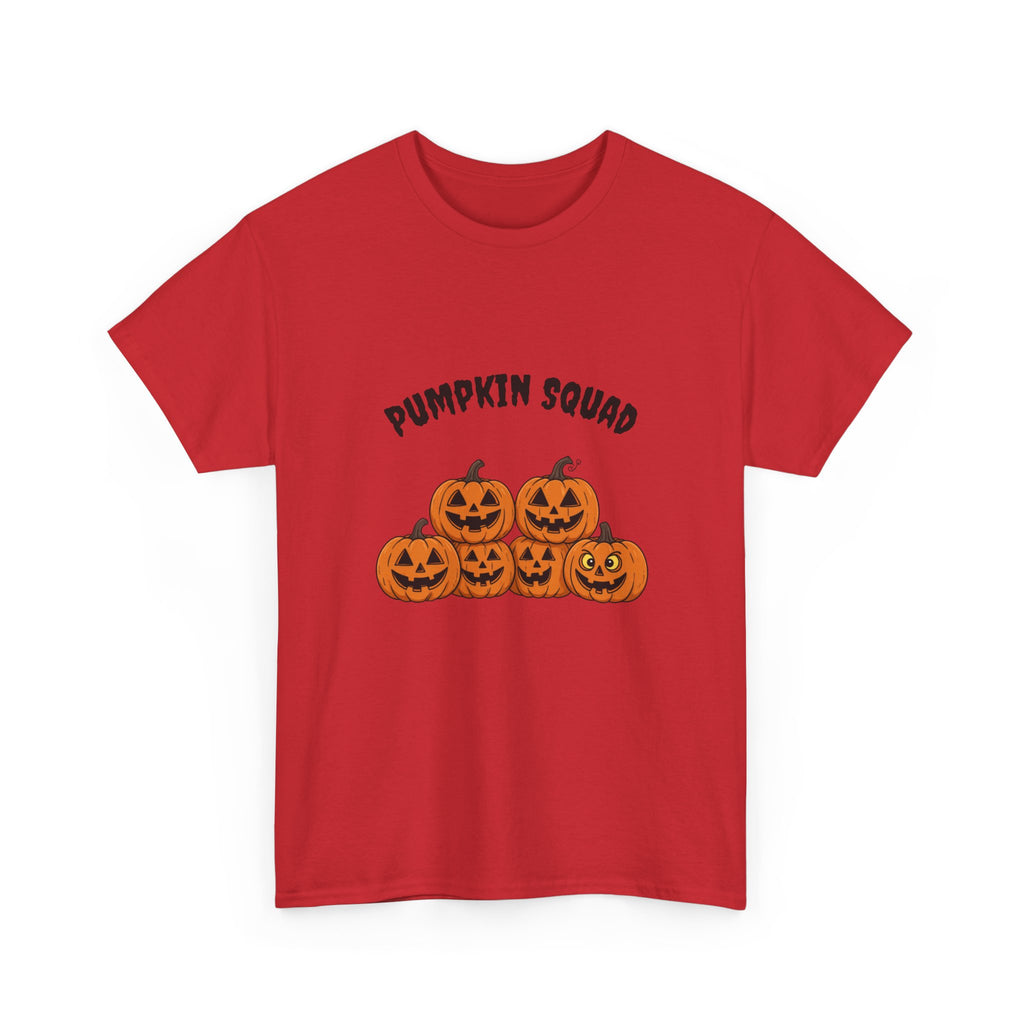 Funny Halloween T-Shirt - Pumpkin Squad | Cute Jack-o'-Lanterns with Funny Faces | Spooky Season Graphic Tee