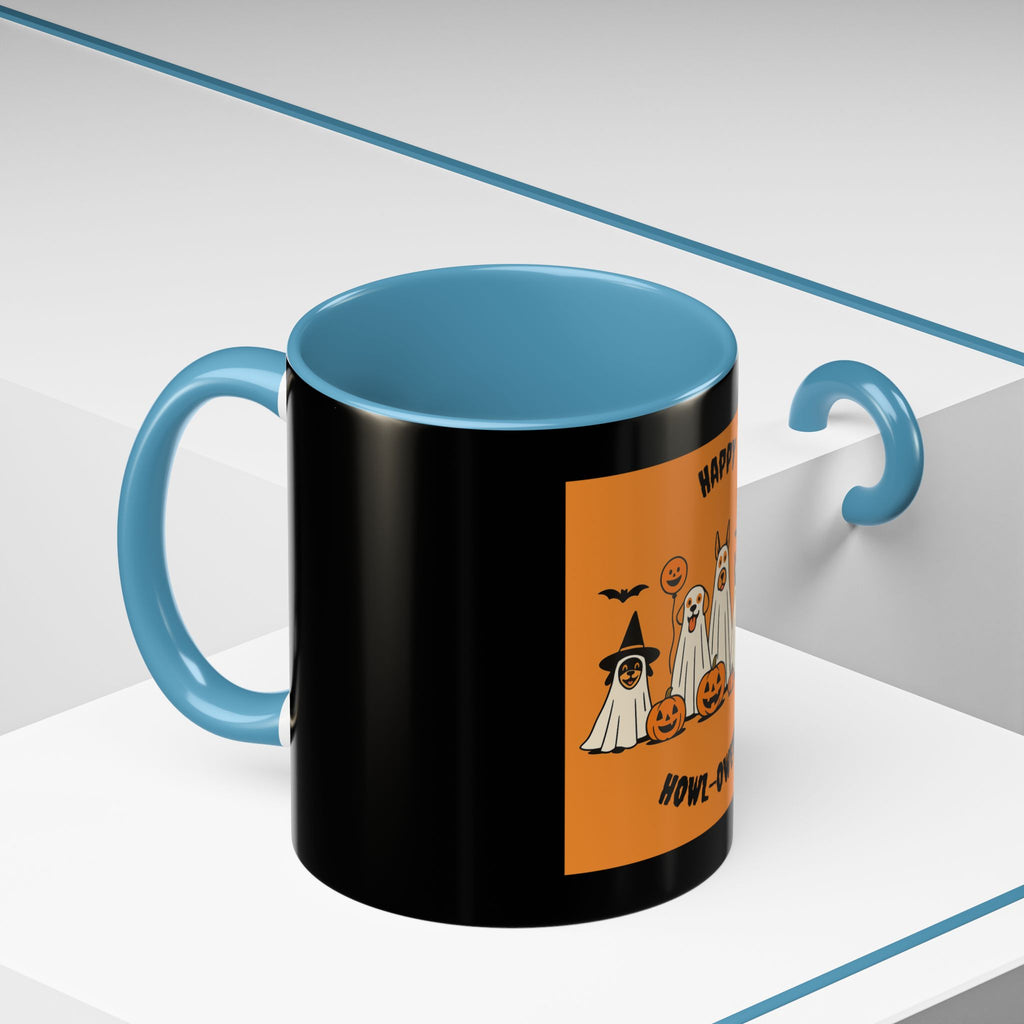 Halloween Ghosts Coffee Mug, Spooky Mug, Autumn Drinkware, Trick or Treat Gift, Holiday Coffee Cup