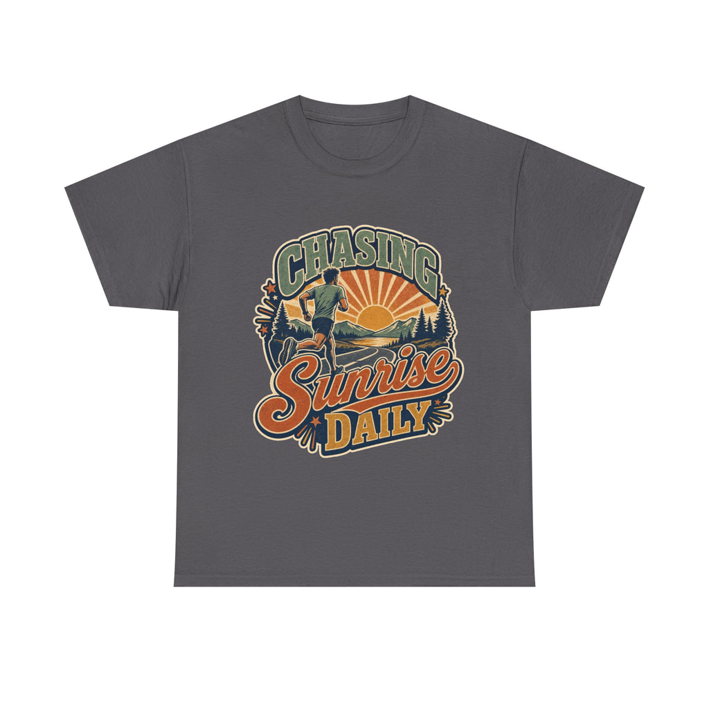 Original Sunrise Runner Design T-shirt for Early Risers