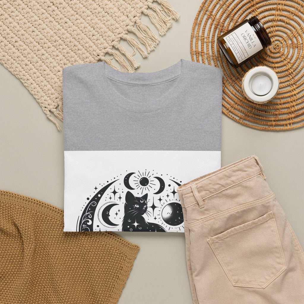 Mystic Moon Cat T-Shirt – unisex t-shirt by PrintMyDream