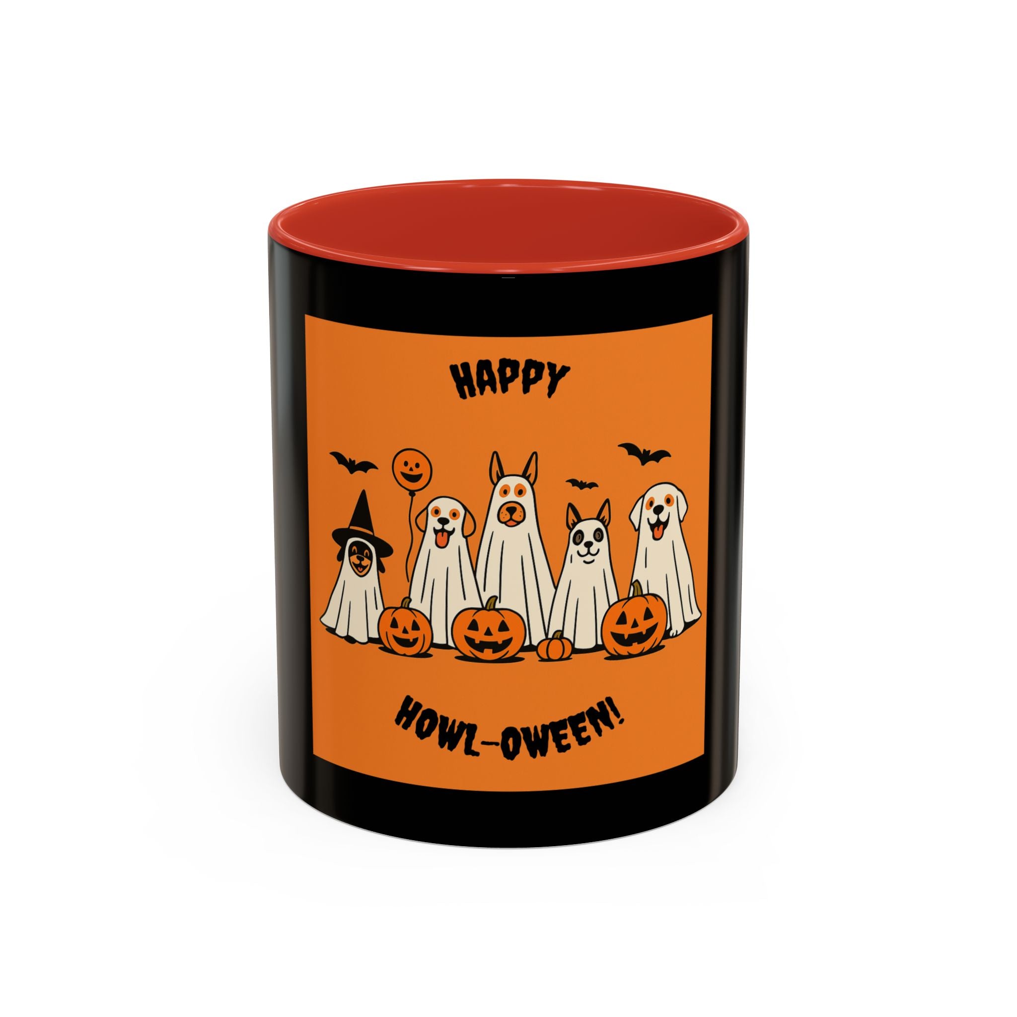 Halloween Ghosts Coffee Mug, Spooky Mug, Autumn Drinkware, Trick or Treat Gift, Holiday Coffee Cup