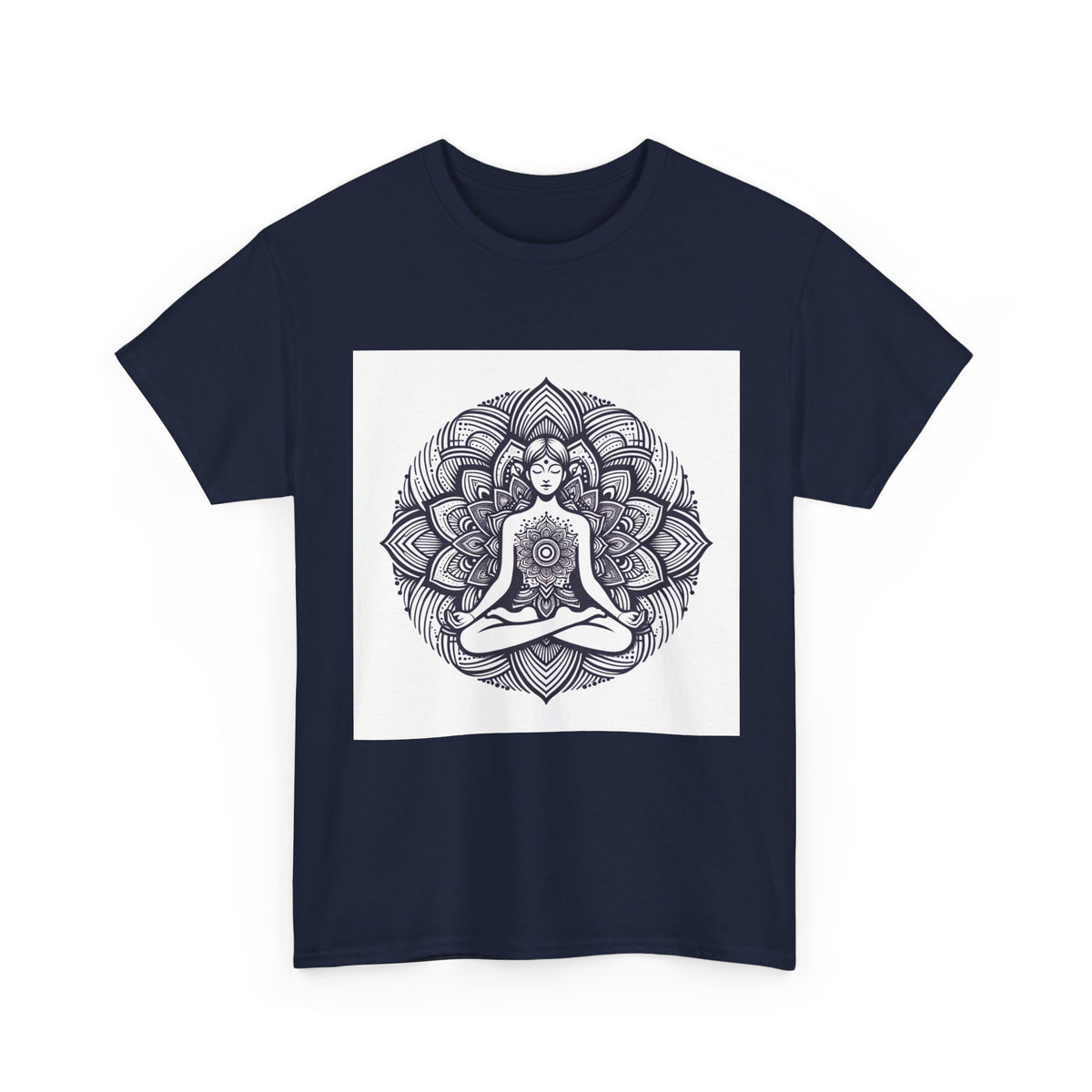 Meditating Lotus Mandala T-Shirt – unisex t-shirt by PrintMyDream