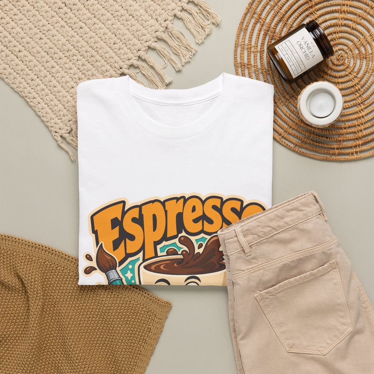 Coffee Lover's Espresso Art T-shirt – unisex t-shirt by PrintMyDream