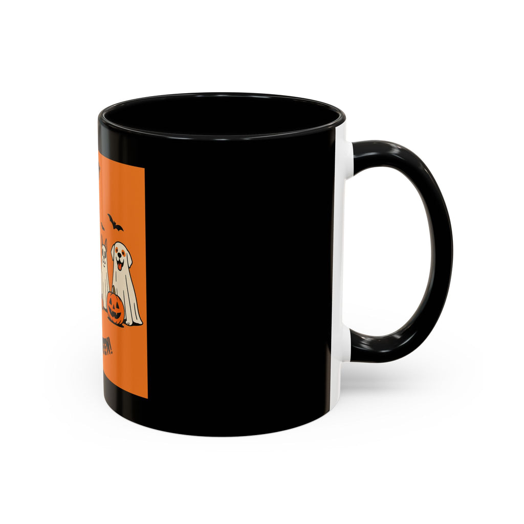 Halloween Ghosts Coffee Mug, Spooky Mug, Autumn Drinkware, Trick or Treat Gift, Holiday Coffee Cup