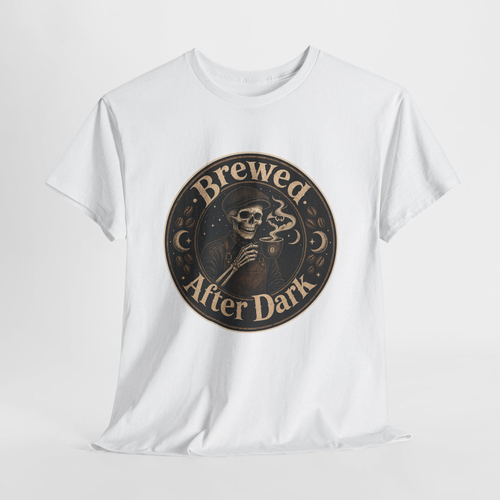 Grinning Skeleton Barista T-Shirt – unisex t-shirt by PrintMyDream