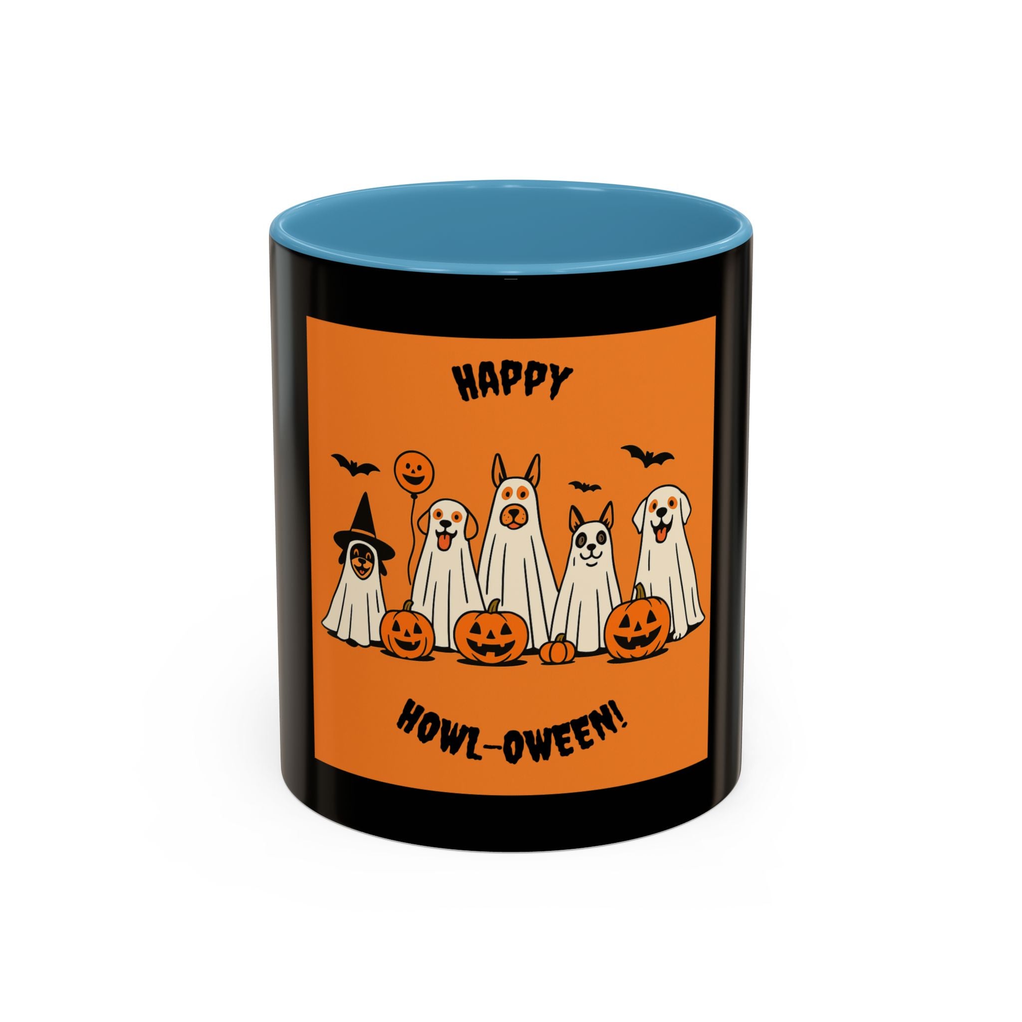 Halloween Ghosts Coffee Mug, Spooky Mug, Autumn Drinkware, Trick or Treat Gift, Holiday Coffee Cup