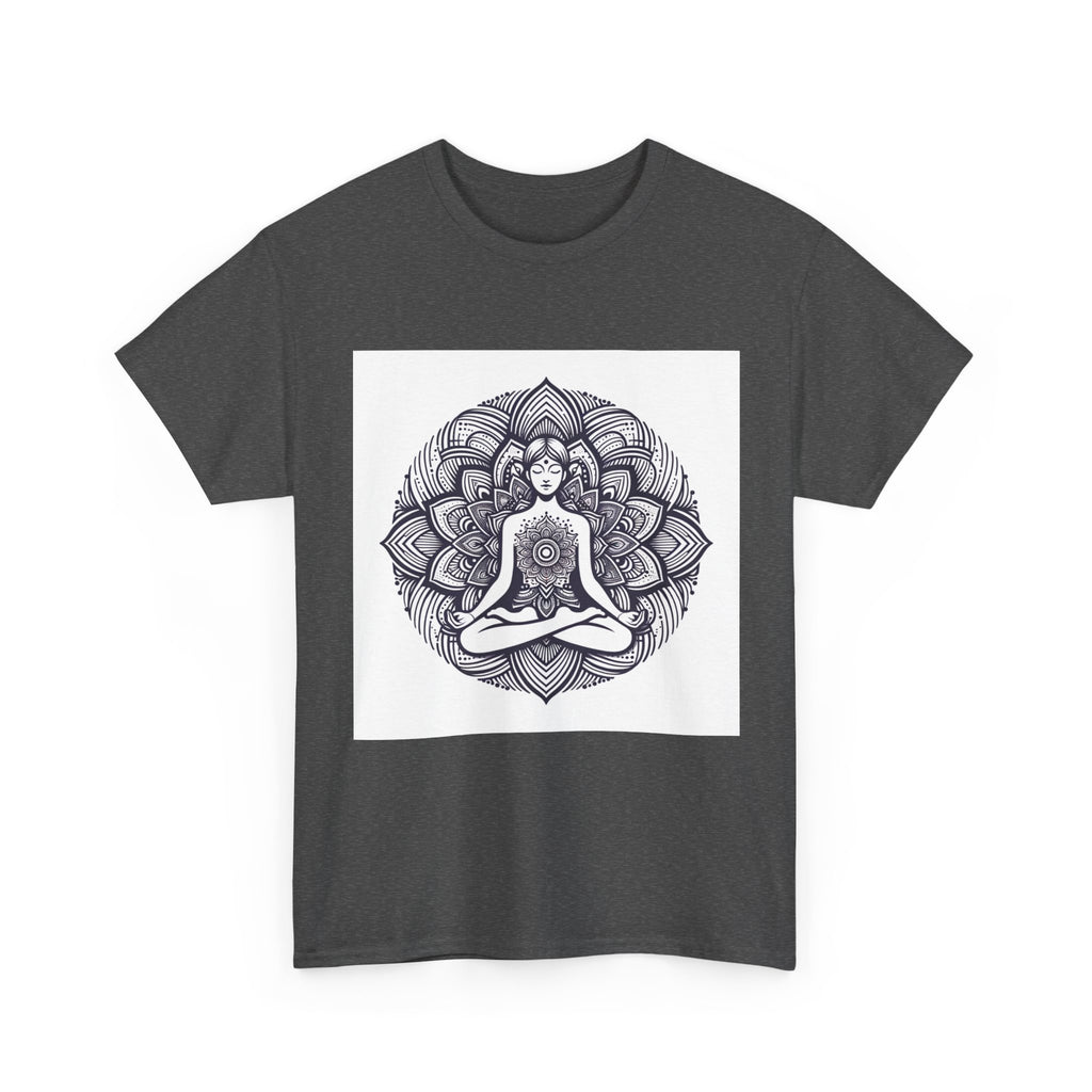 Meditating Lotus Mandala T-Shirt – unisex t-shirt by PrintMyDream
