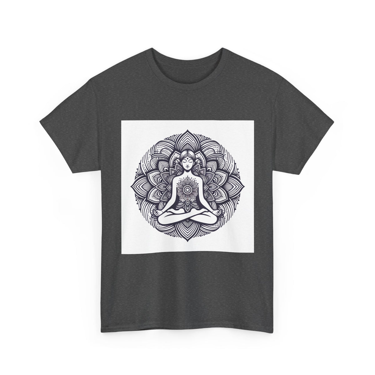 Meditating Lotus Mandala T-Shirt – unisex t-shirt by PrintMyDream
