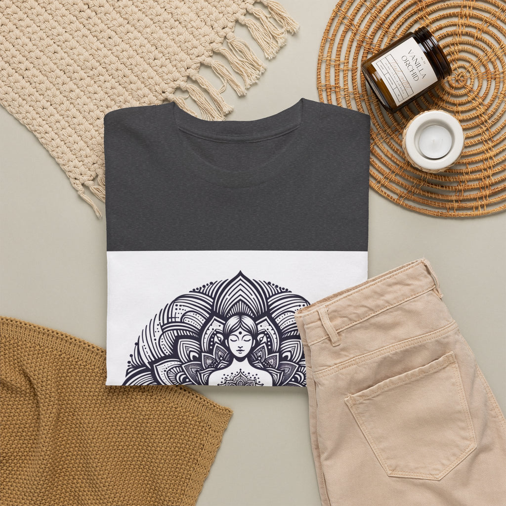 Meditating Lotus Mandala T-Shirt – unisex t-shirt by PrintMyDream