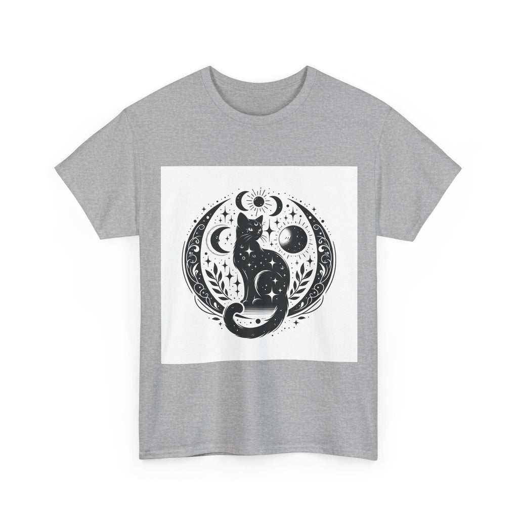 Mystic Moon Cat  — Celestial Black Cat Graphic Tee