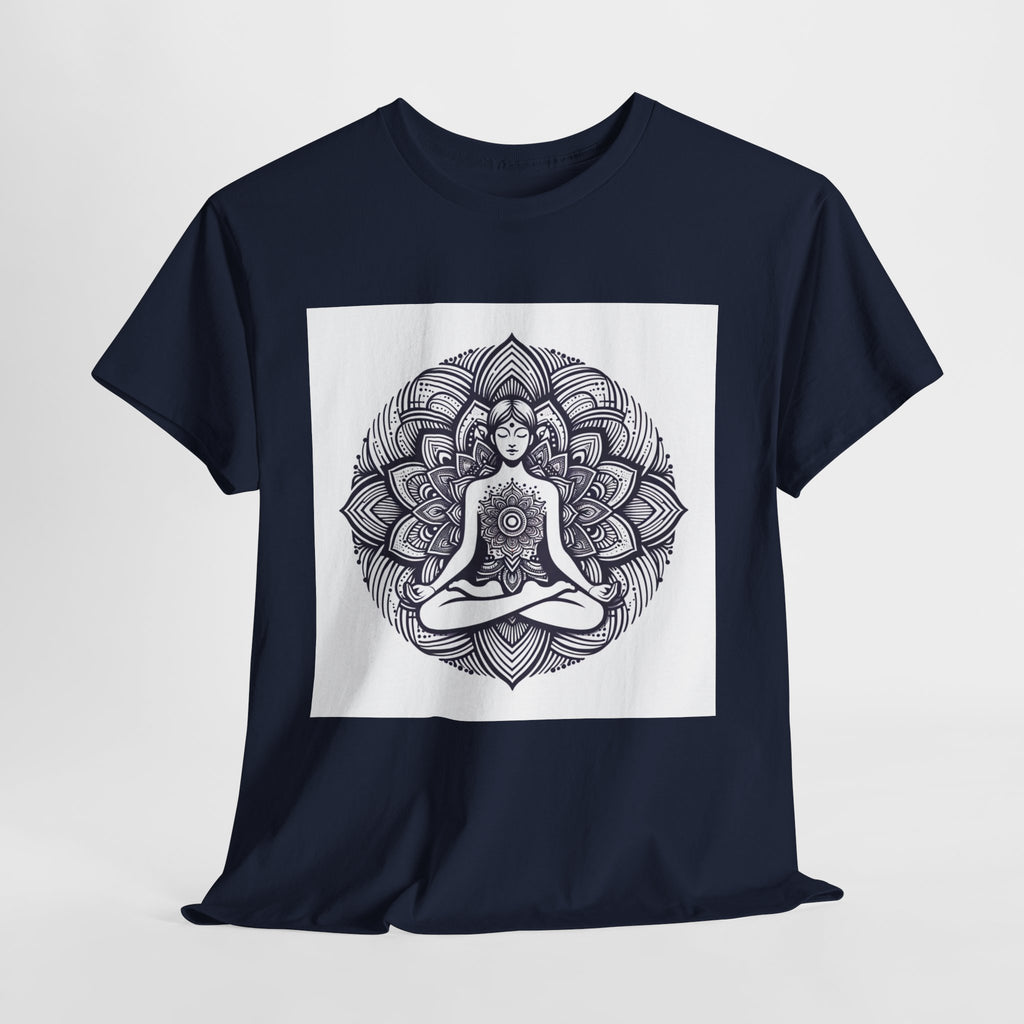 Meditating Lotus Mandala T-Shirt