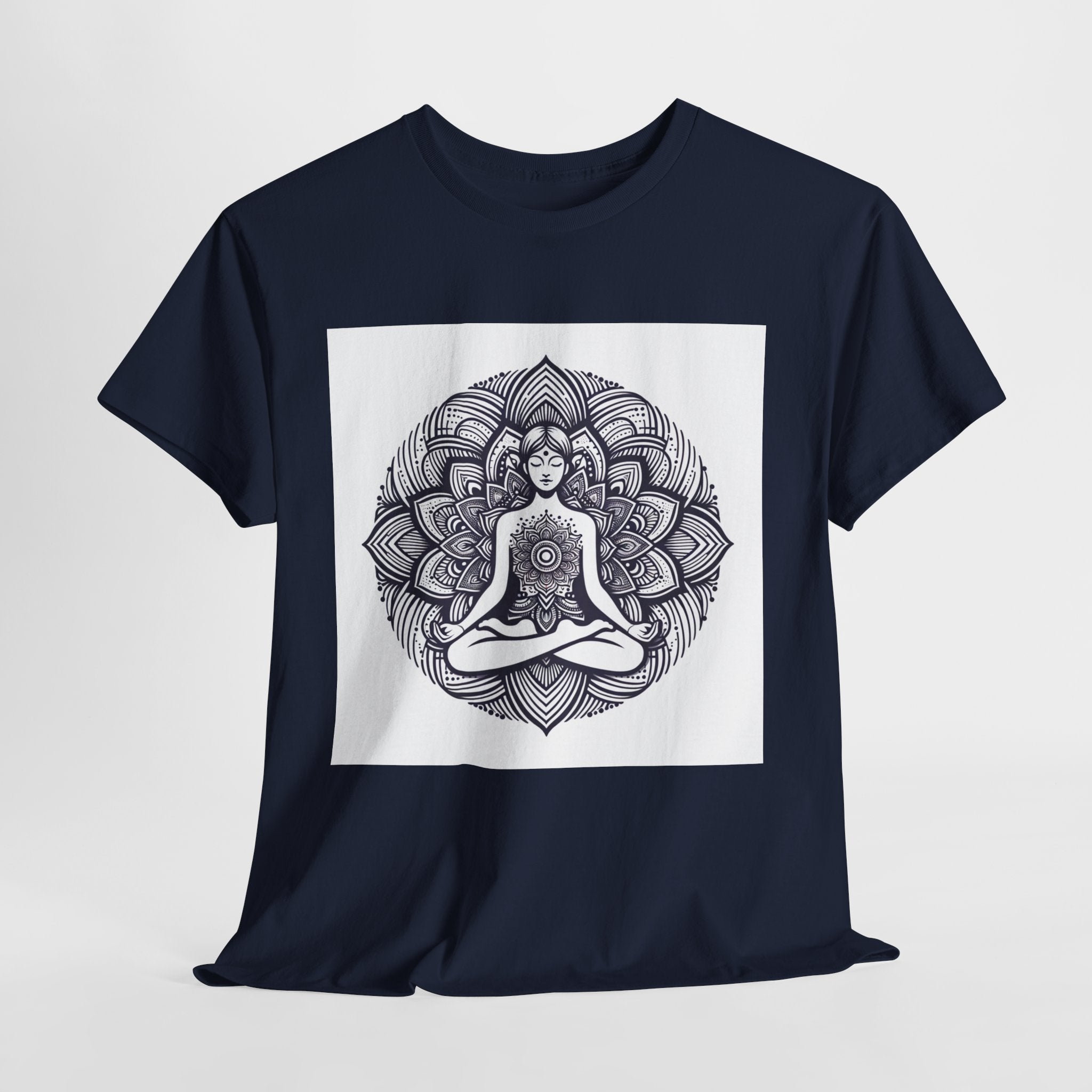 Meditating Lotus Mandala T-Shirt