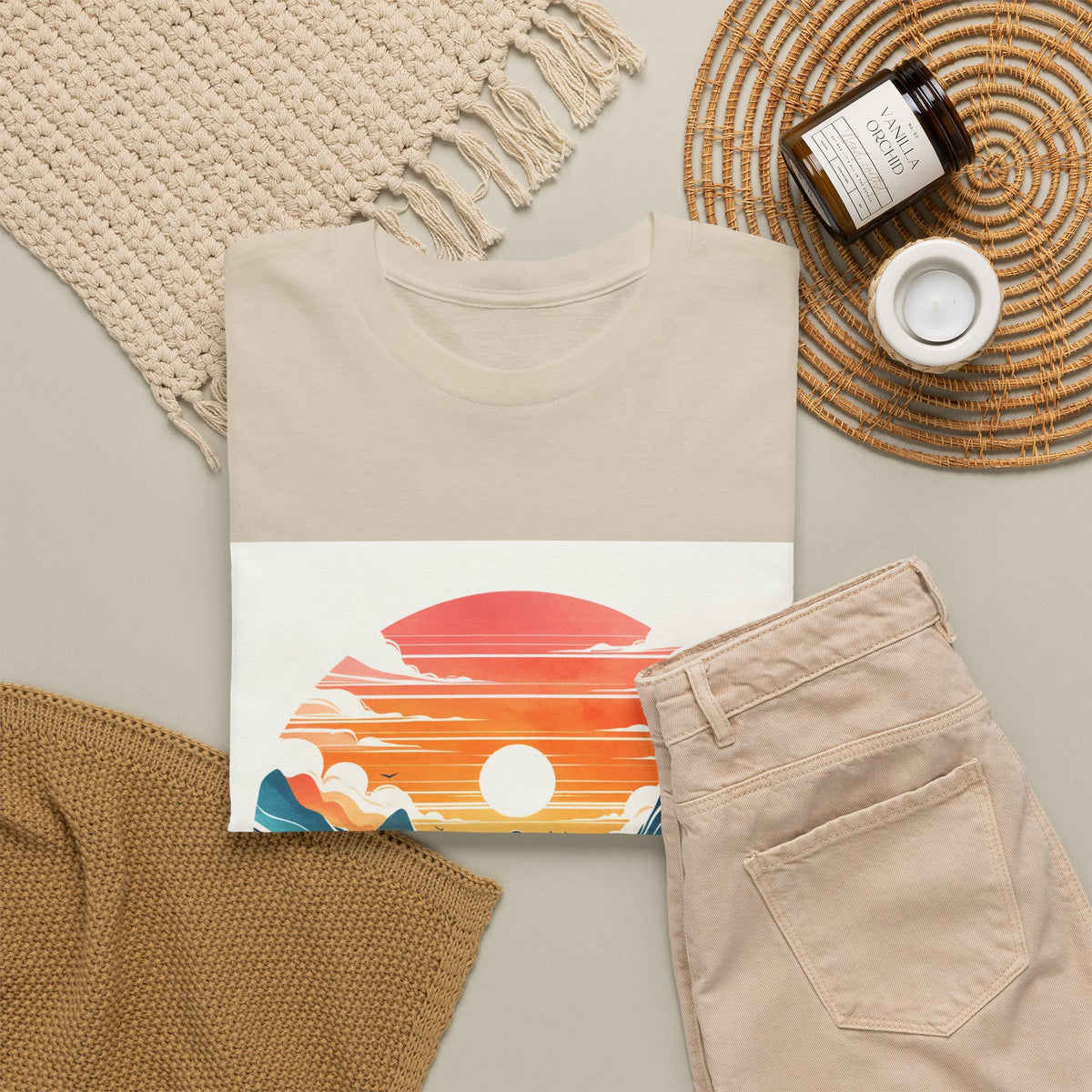 Meditation Mountain Tee – unisex t-shirt by PrintMyDream