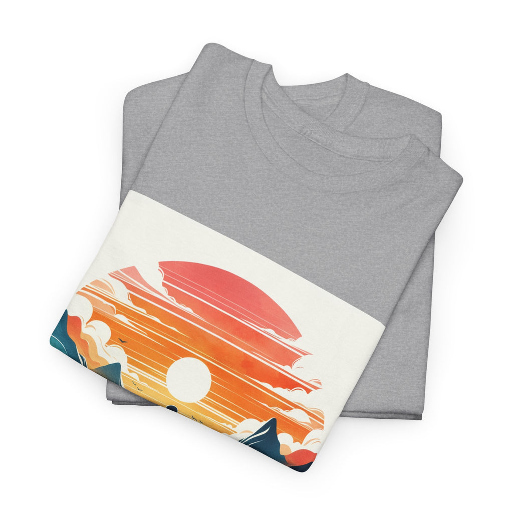 Meditation Mountain Tee – unisex t-shirt by PrintMyDream