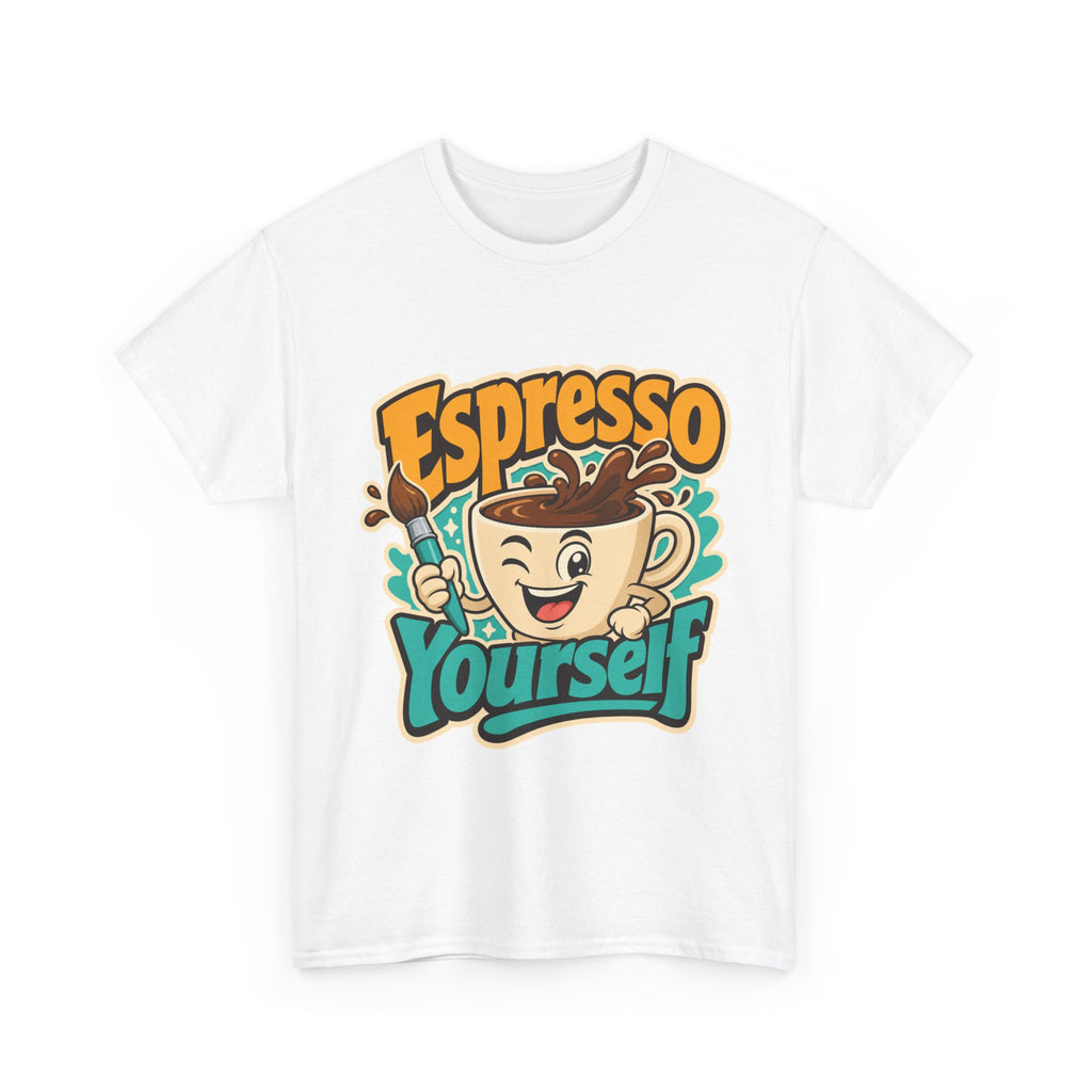 Coffee Lover's Espresso Art T-shirt - Express Yourself
