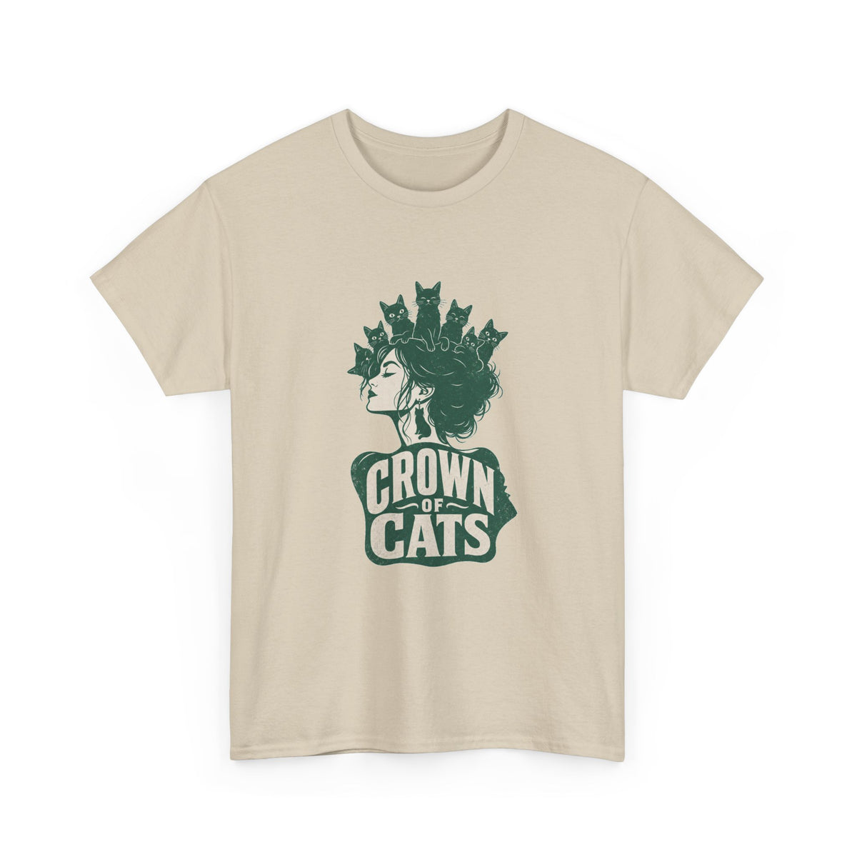 Cat Mom Crown T-Shirt – unisex t-shirt by PrintMyDream