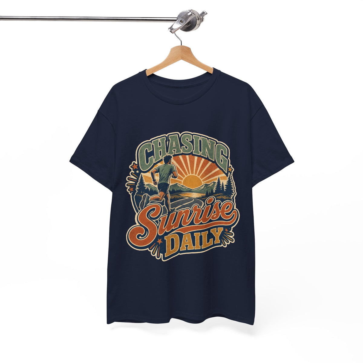 Original Sunrise Runner Design T-shirt for Early Risers