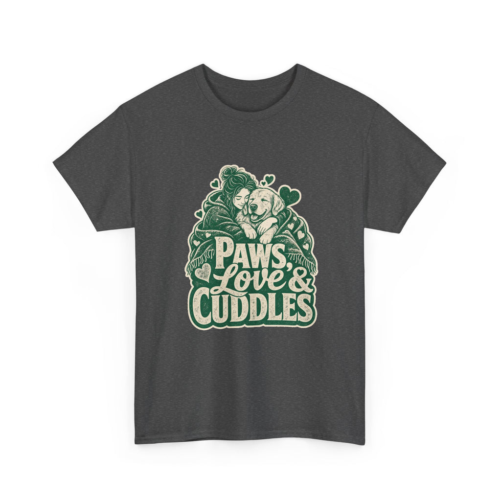 Golden Retriever Cuddles T-Shirt – unisex t-shirt by PrintMyDream