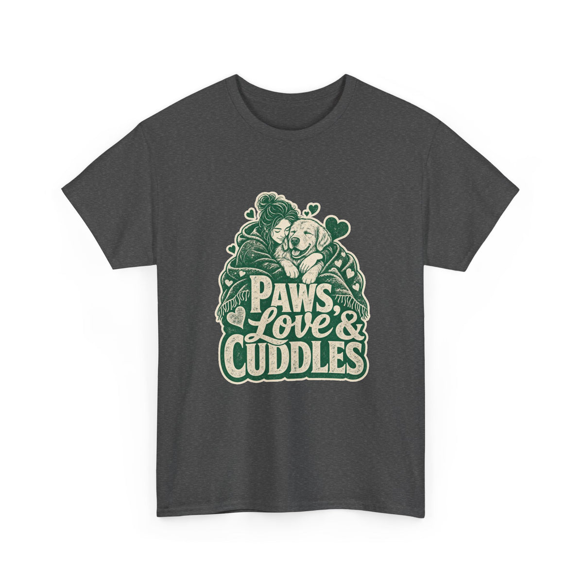 Golden Retriever Cuddles T-Shirt – unisex t-shirt by PrintMyDream