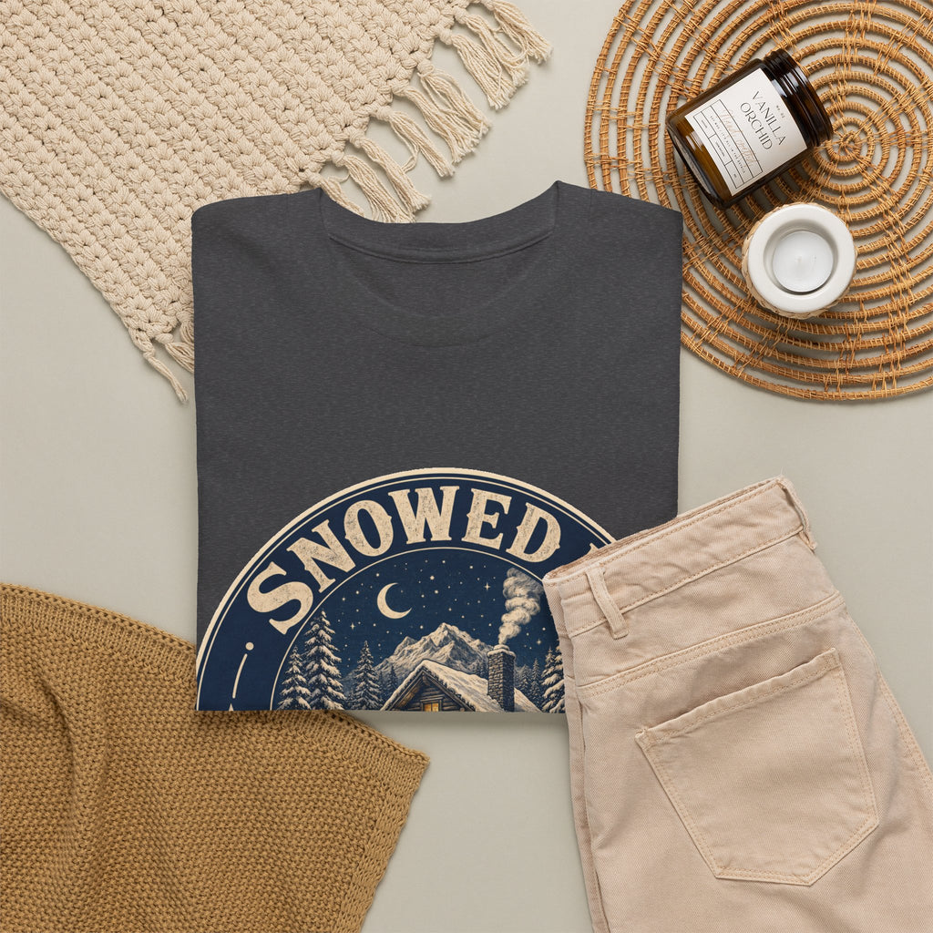 Snowed In & Happy T-Shirt – unisex t-shirt by PrintMyDream