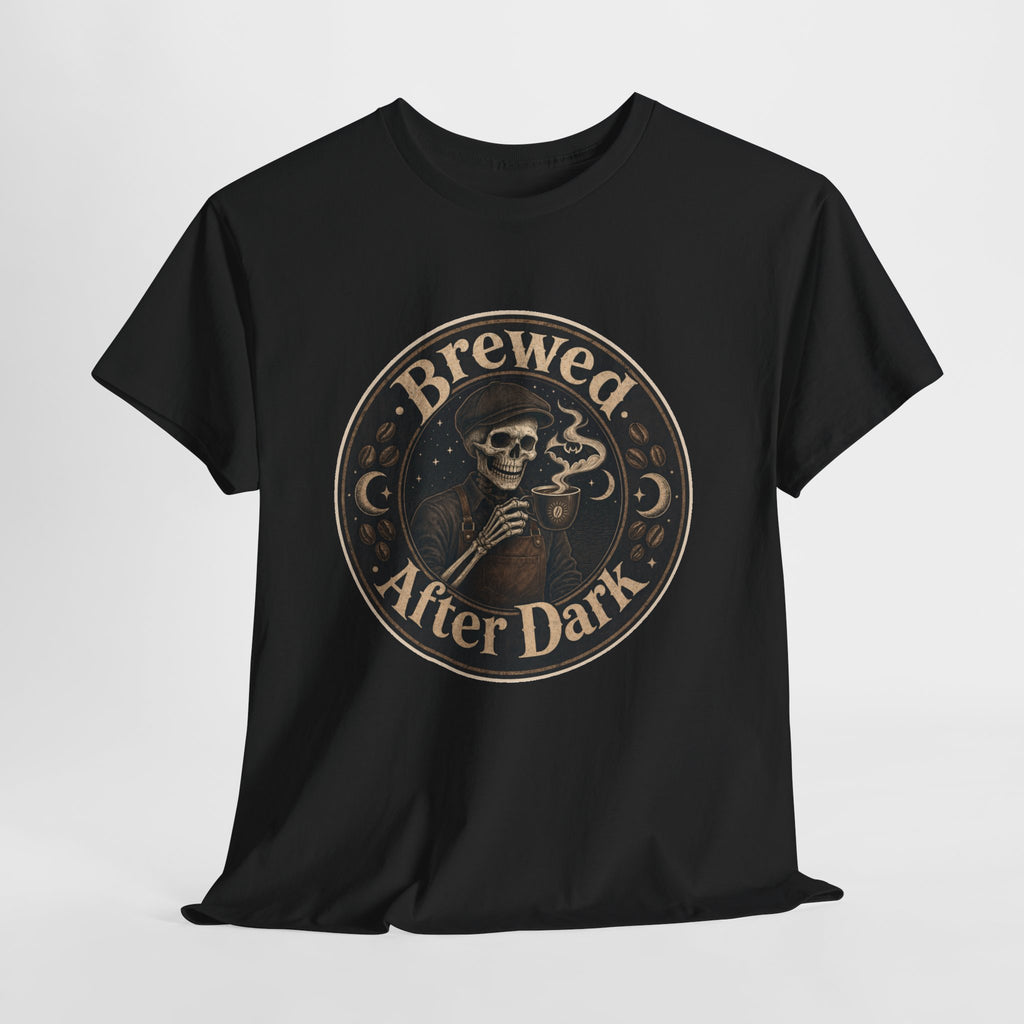 Grinning Skeleton Barista T-Shirt – unisex t-shirt by PrintMyDream