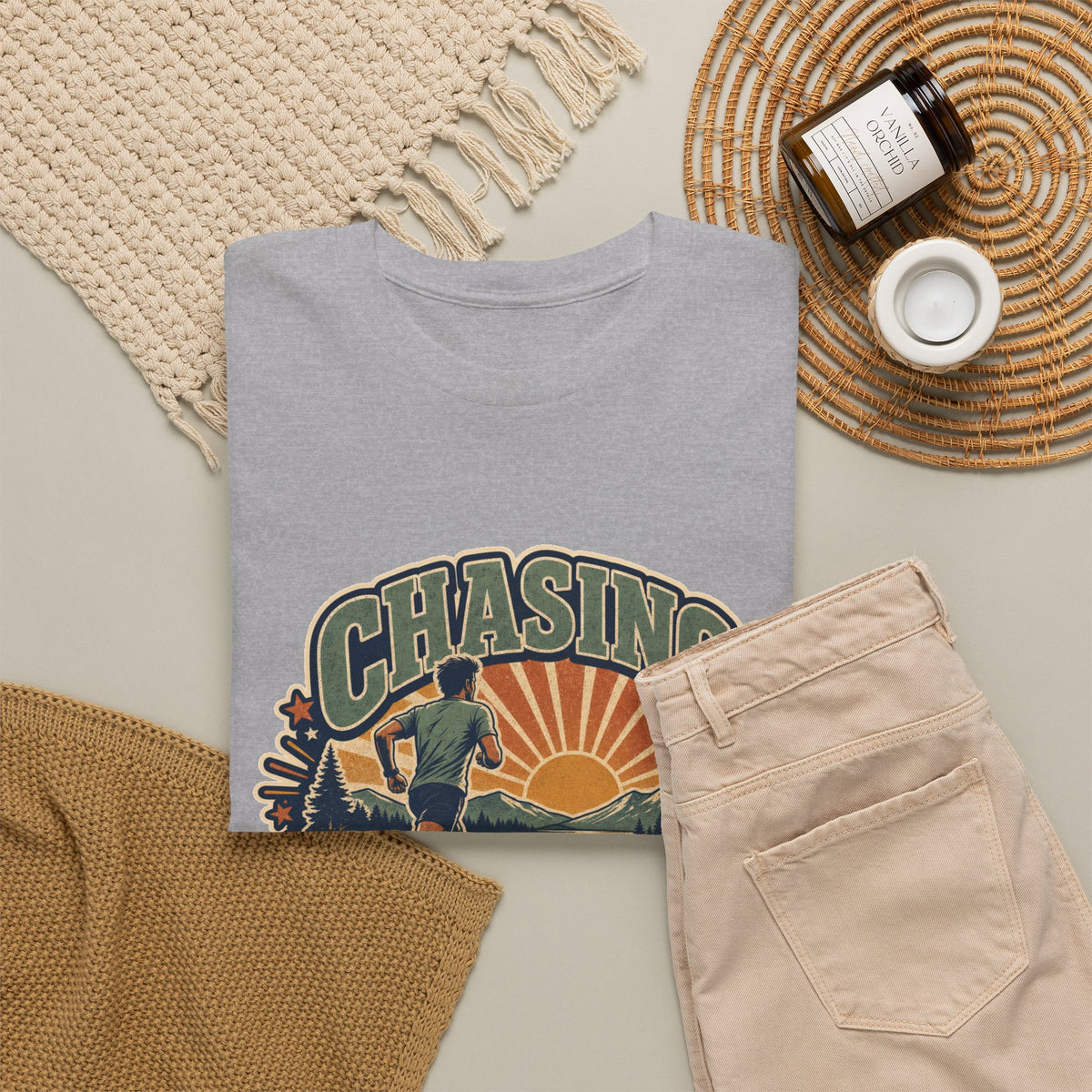 Chasing Sunrise Running T-Shirt – unisex t-shirt by PrintMyDream