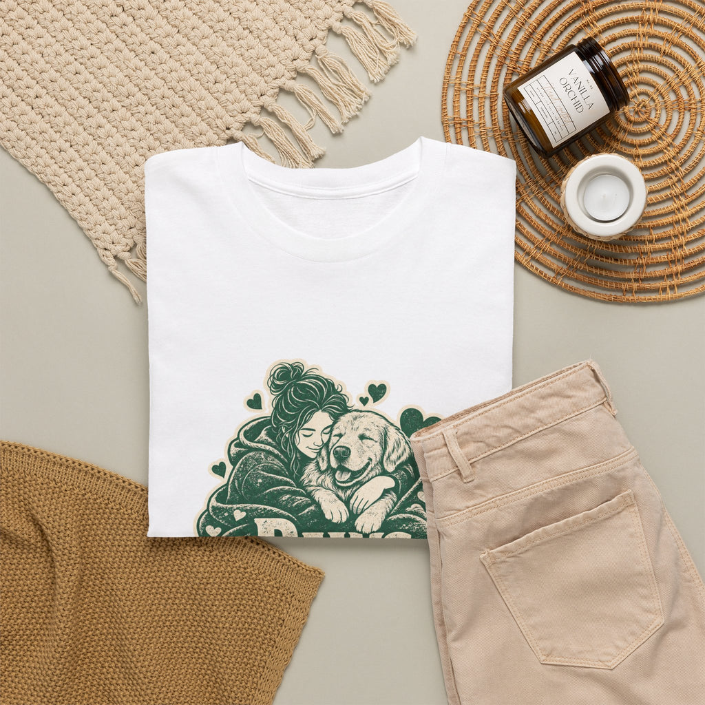 Golden Retriever Cuddles T-Shirt – unisex t-shirt by PrintMyDream