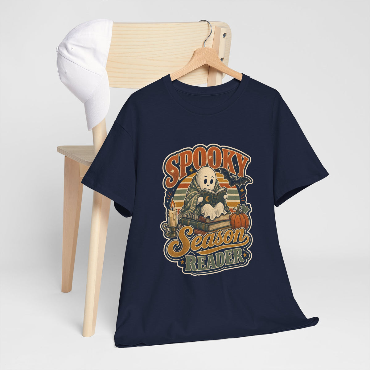 Spooky Season Reader T-Shirt – unisex t-shirt by PrintMyDream