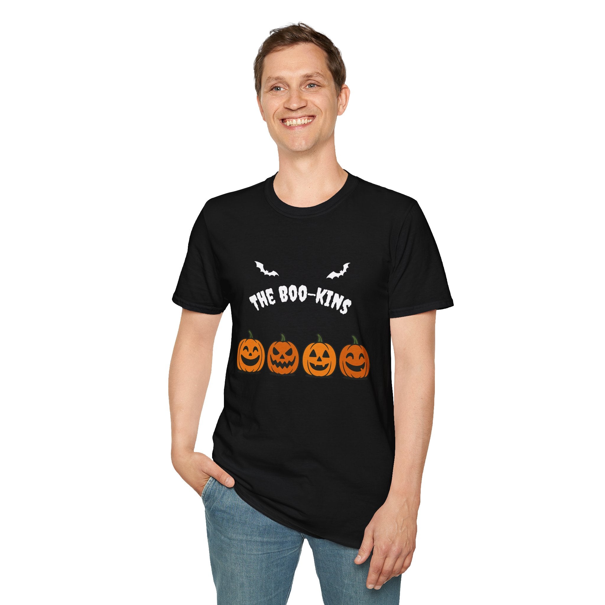 Halloween Family T-Shirt, The Boo-kins Shirt, Unisex Pumpkins Tee, Halloween Costume, Spooky Celebration Apparel