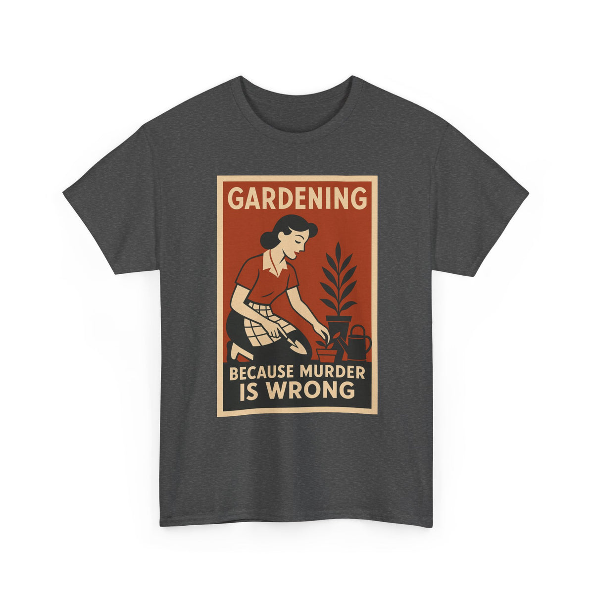 Women Gardening Tee Retro Graphic T-Shirt Vintage Garden Lover Gift – unisex t-shirt by PrintMyDream