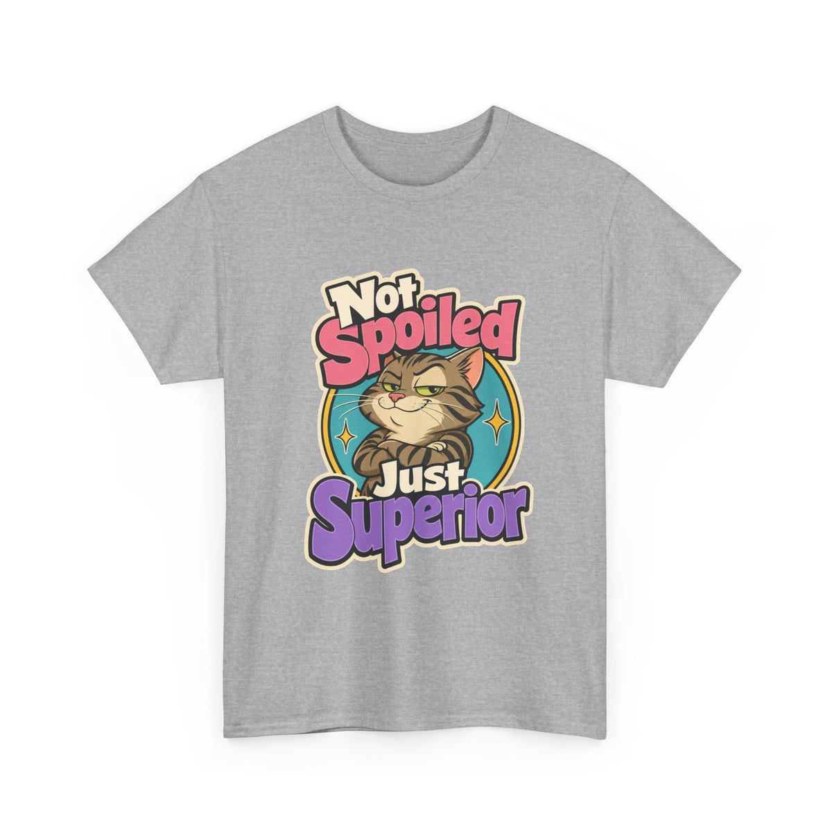 Cat Lover Tee - Sassy Tabby Attitude
