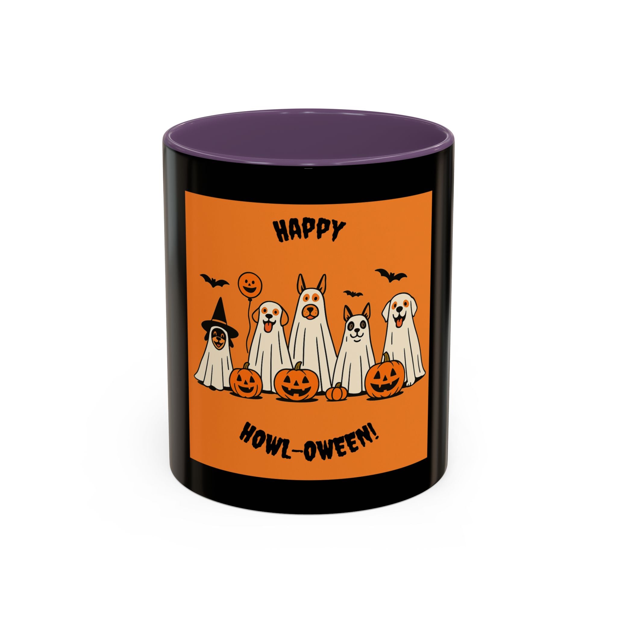 Halloween Ghosts Coffee Mug, Spooky Mug, Autumn Drinkware, Trick or Treat Gift, Holiday Coffee Cup