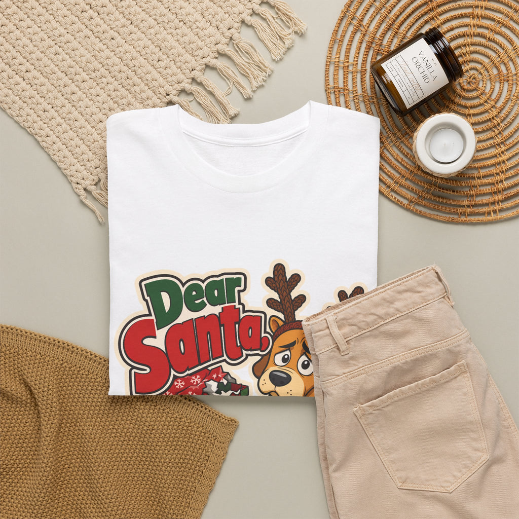 Guilty Dog Christmas T-Shirt – unisex t-shirt by PrintMyDream