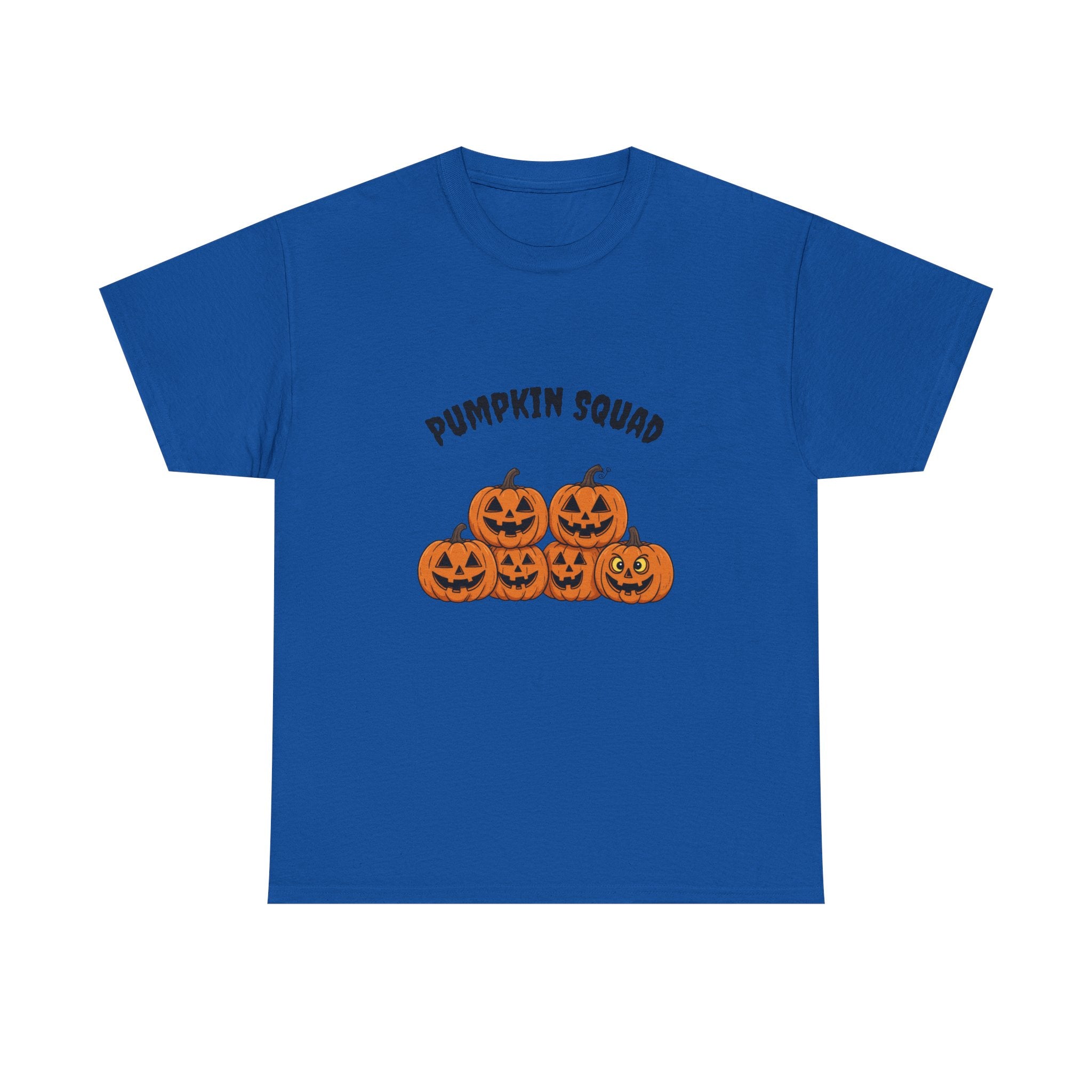 Funny Halloween T-Shirt - Pumpkin Squad | Cute Jack-o'-Lanterns with Funny Faces | Spooky Season Graphic Tee