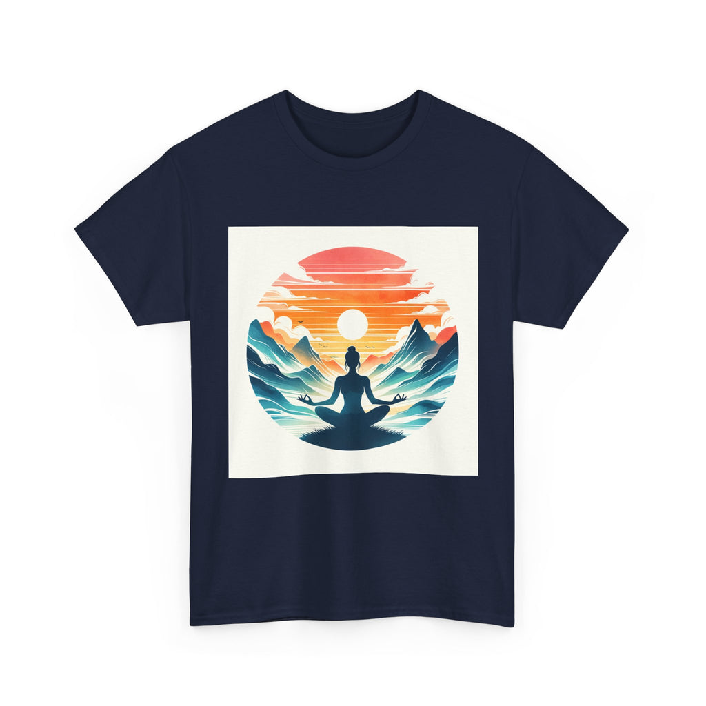 Meditation Mountain Tee – unisex t-shirt by PrintMyDream