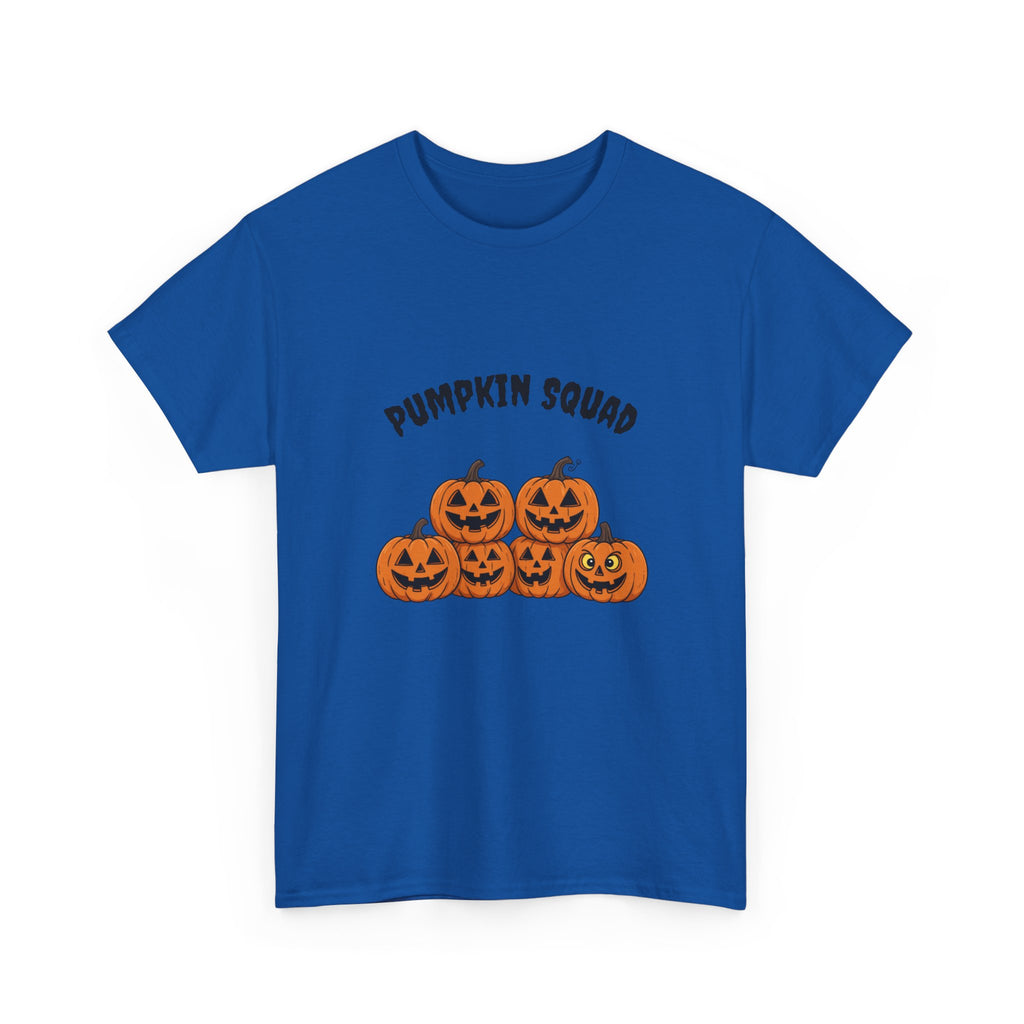 Funny Halloween T-Shirt - Pumpkin Squad | Cute Jack-o'-Lanterns with Funny Faces | Spooky Season Graphic Tee