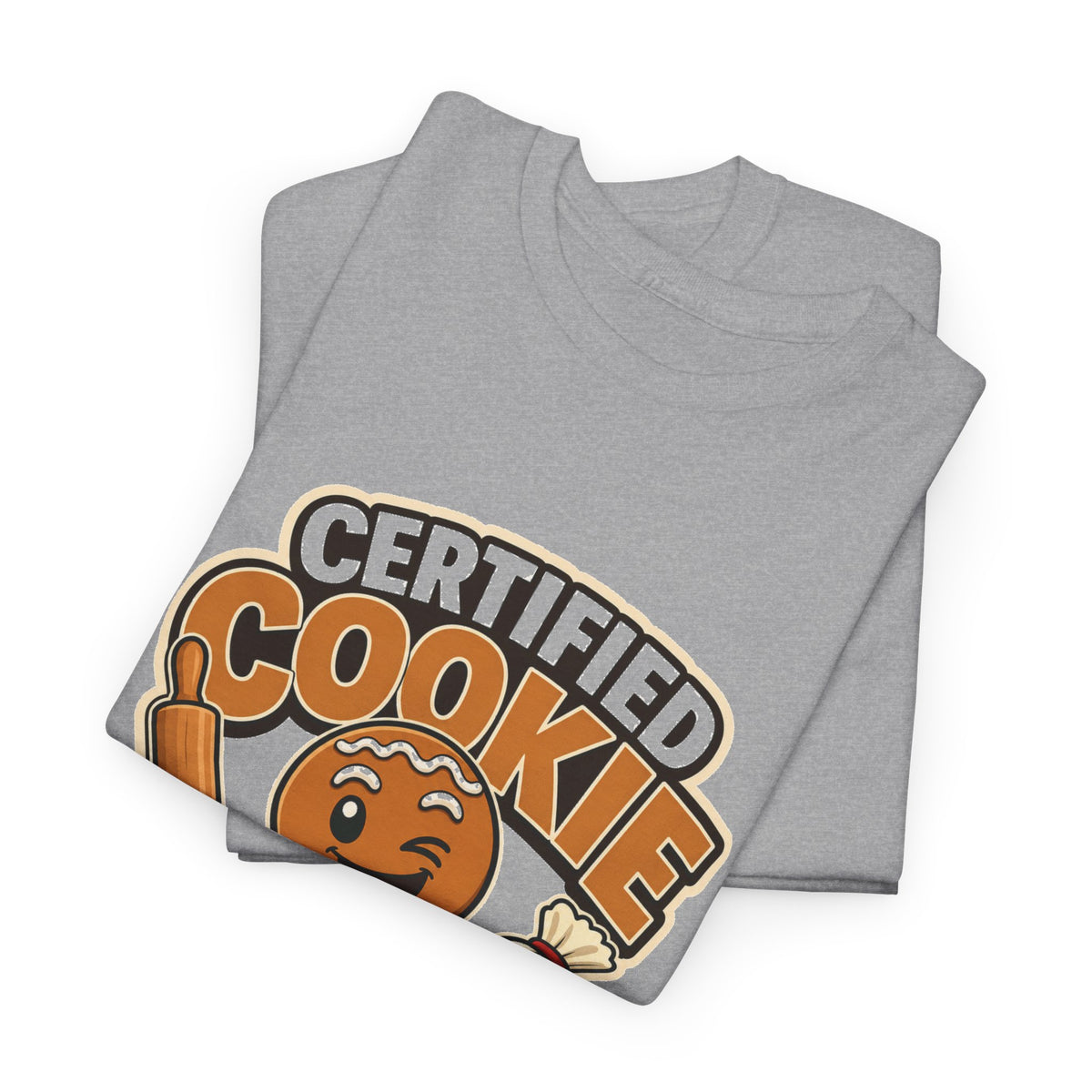 Christmas Baking Fun Gingerbread Baker T-Shirt – unisex t-shirt by PrintMyDream