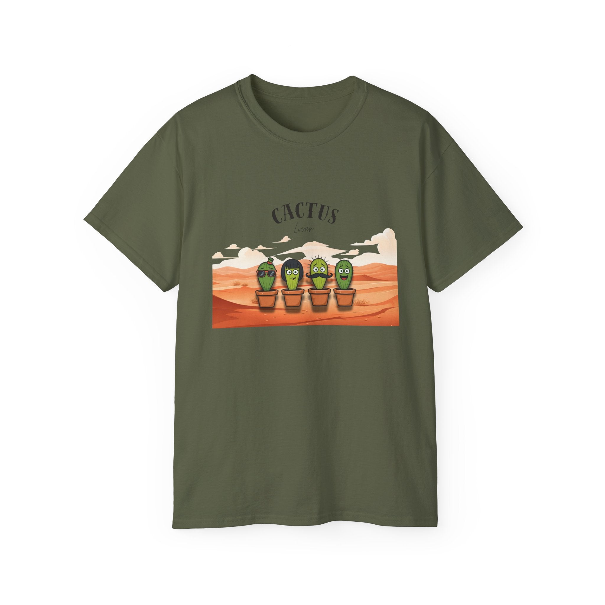 Cactus Graphic Tee, Fun and Quirky Unisex Shirt for Plant Lovers, Perfect for Casual Wear, Gifts, and Summer Days