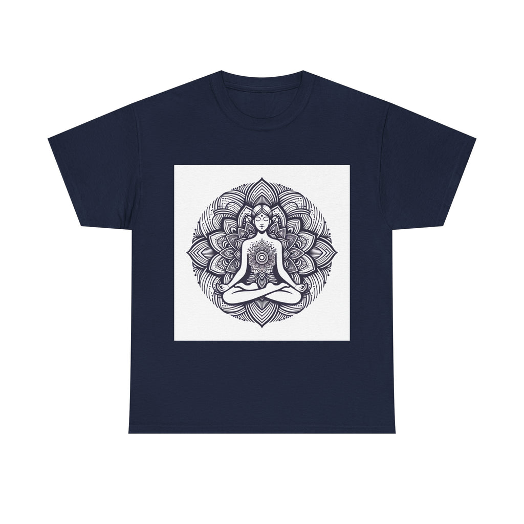 Meditating Lotus Mandala T-Shirt