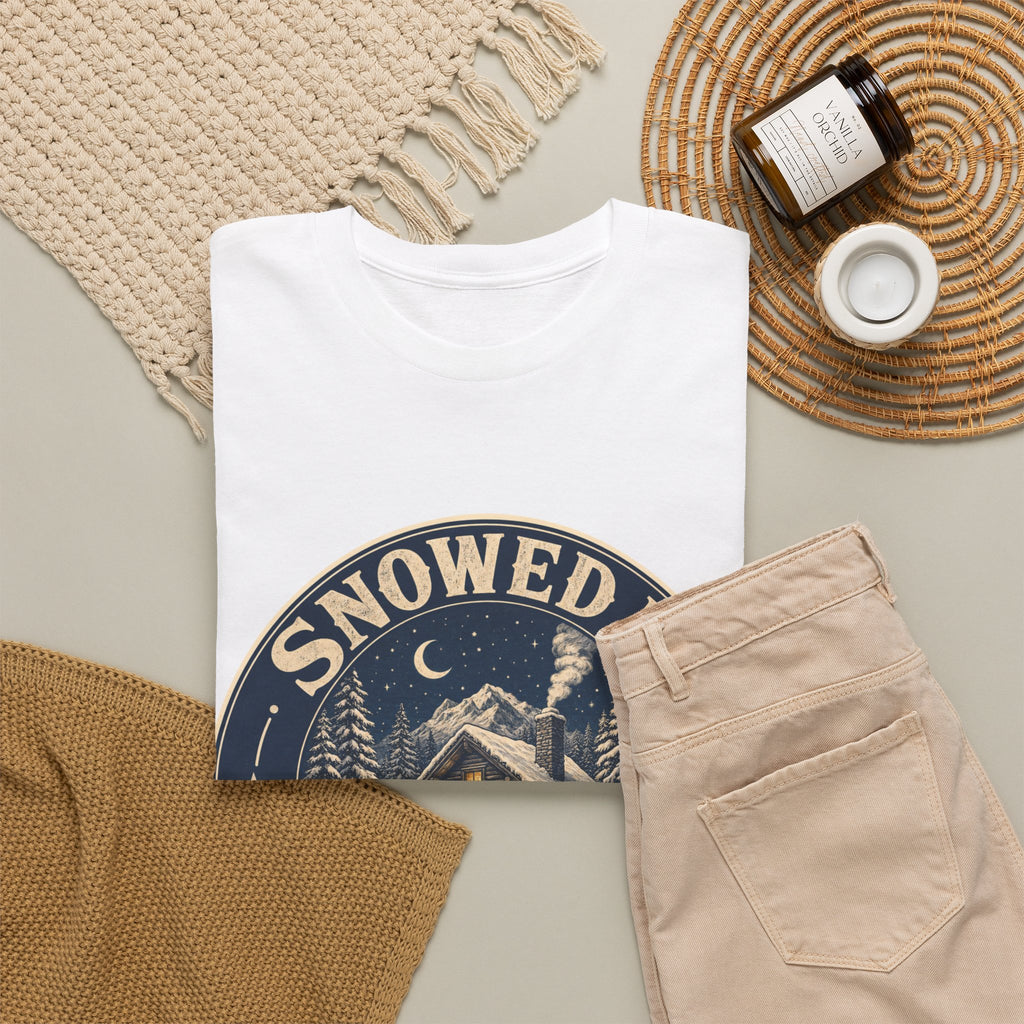 Snowed In & Happy T-Shirt – unisex t-shirt by PrintMyDream