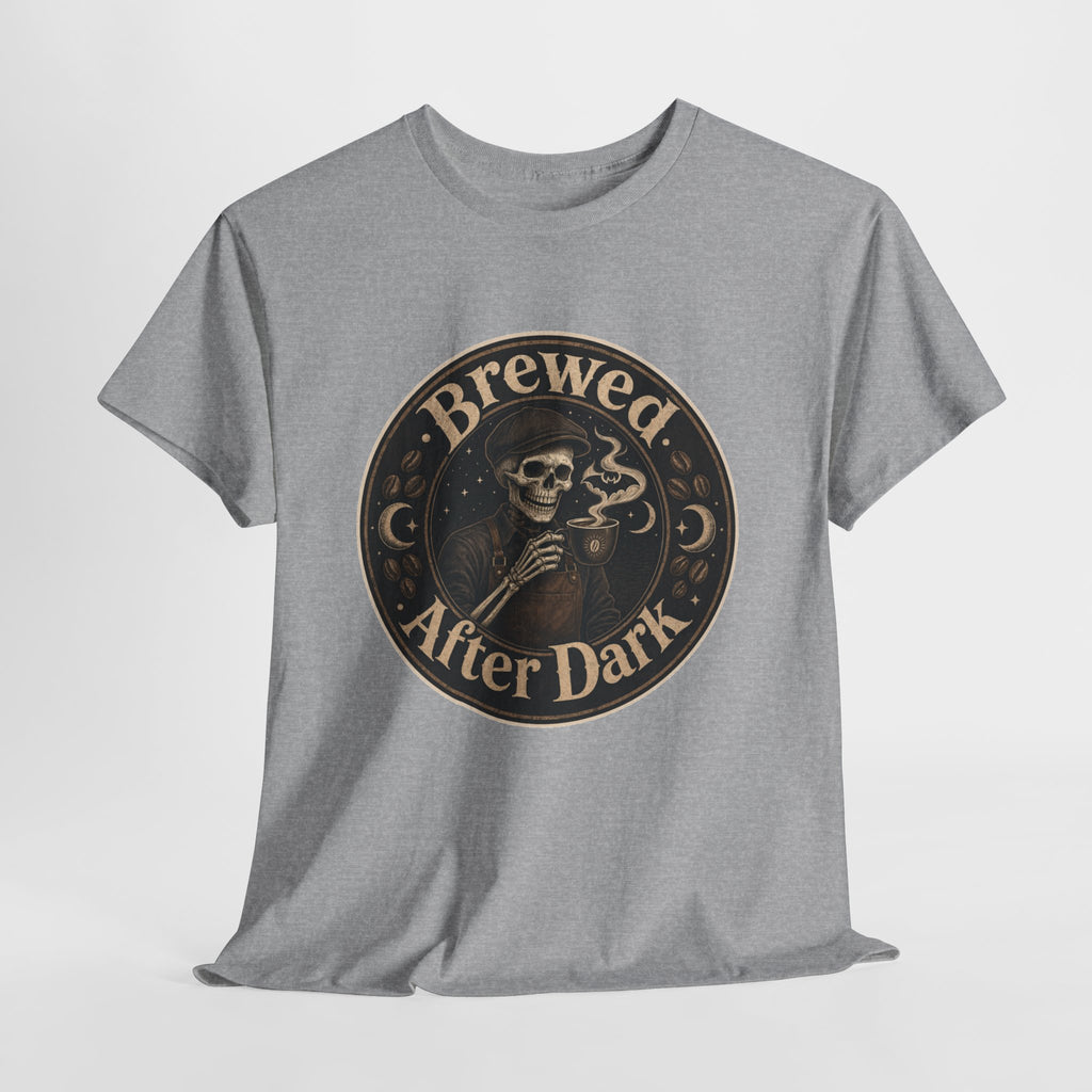 Grinning Skeleton Barista T-Shirt – unisex t-shirt by PrintMyDream