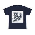 Mountain Bike Drop - Adrenaline-fueled downhill rider
