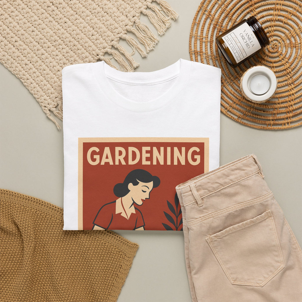 Women Gardening Tee Retro Graphic T-Shirt Vintage Garden Lover Gift – unisex t-shirt by PrintMyDream