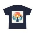 Meditation Mountain Tee — Sunset Yoga Silhouette T-Shirt