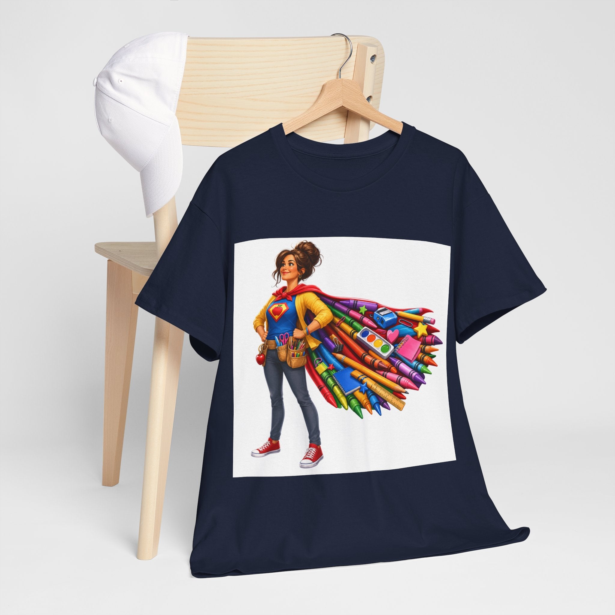 Elementary Teacher Hero T-Shirt Design