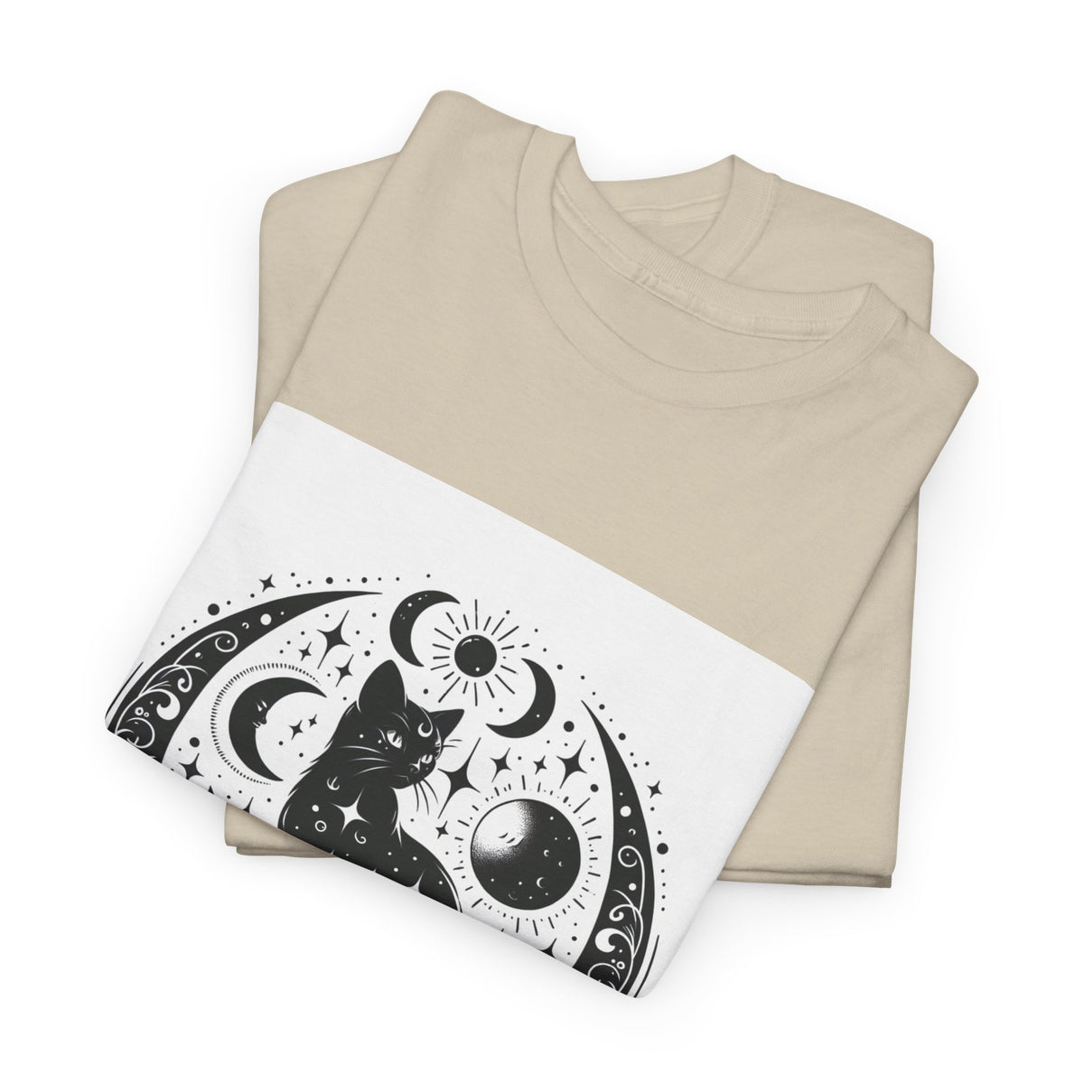 Mystic Moon Cat T-Shirt – unisex t-shirt by PrintMyDream